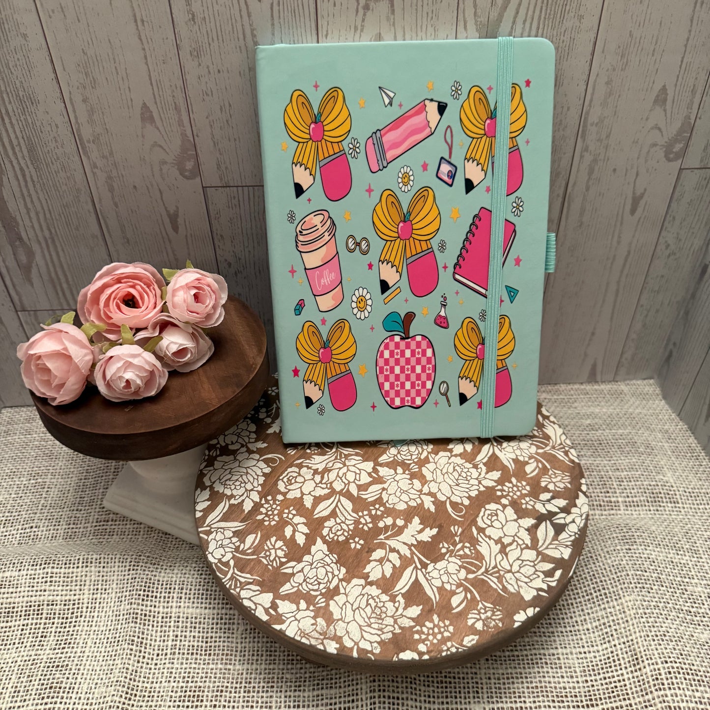Teacher Bow Pencil Journal