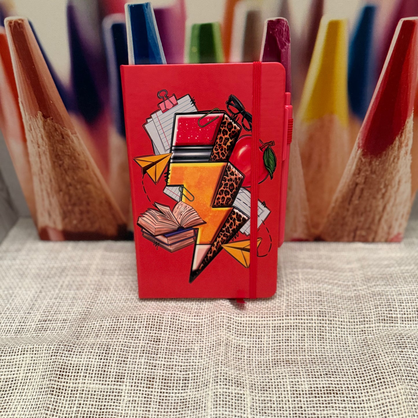 Lightning Bolt Pencil Journal