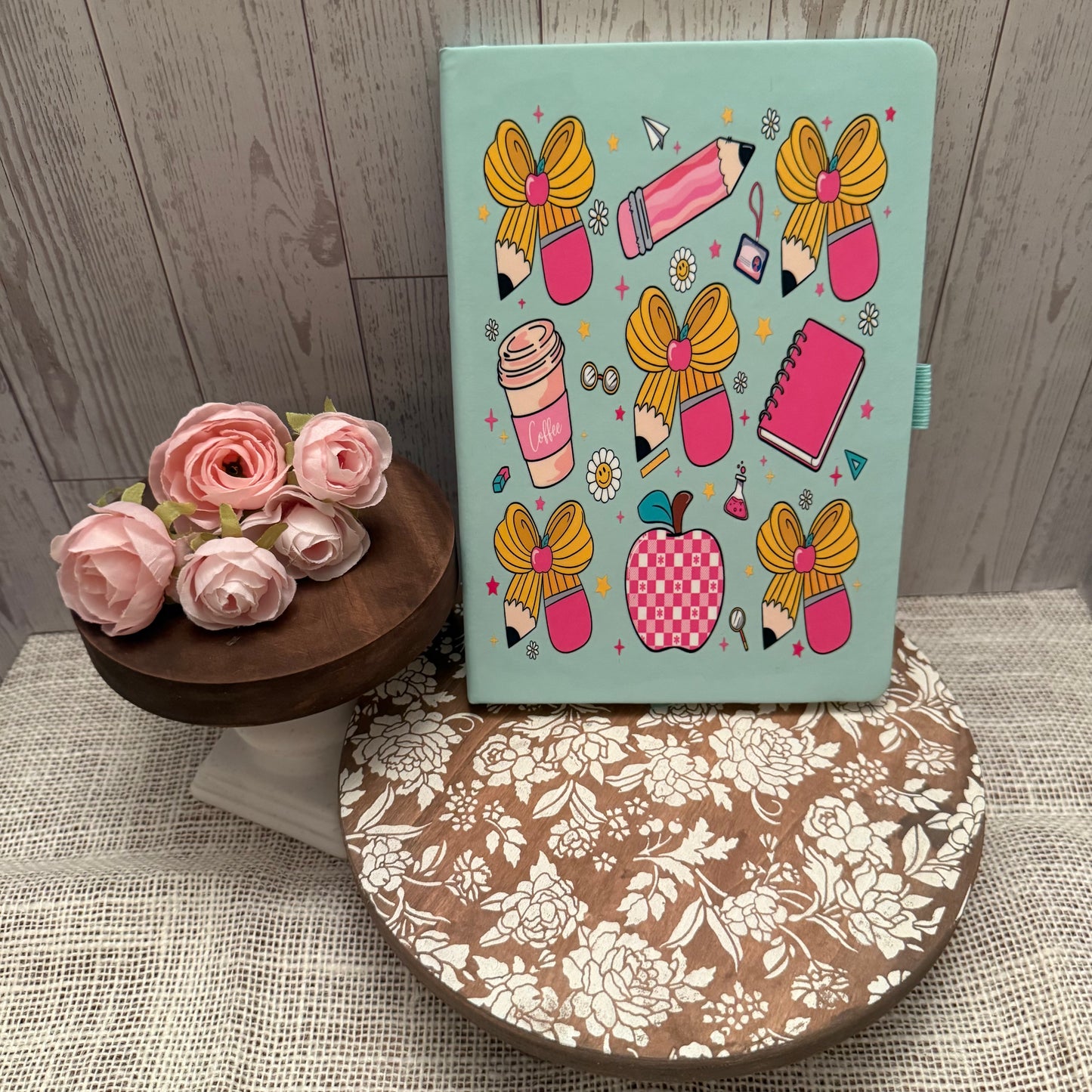 Teacher Bow Pencil Journal