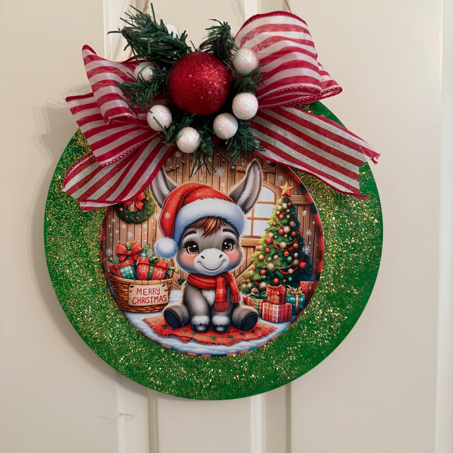 Christmas Donkey Sign