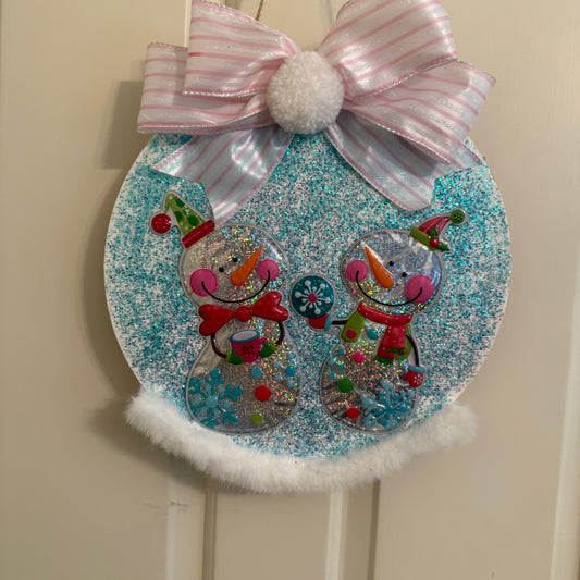 Snow Globe Inspired Sign